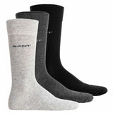 GANT Herren Socken, 3er Pack - Soft Cotton Socks, Strümpfe, einfarbig