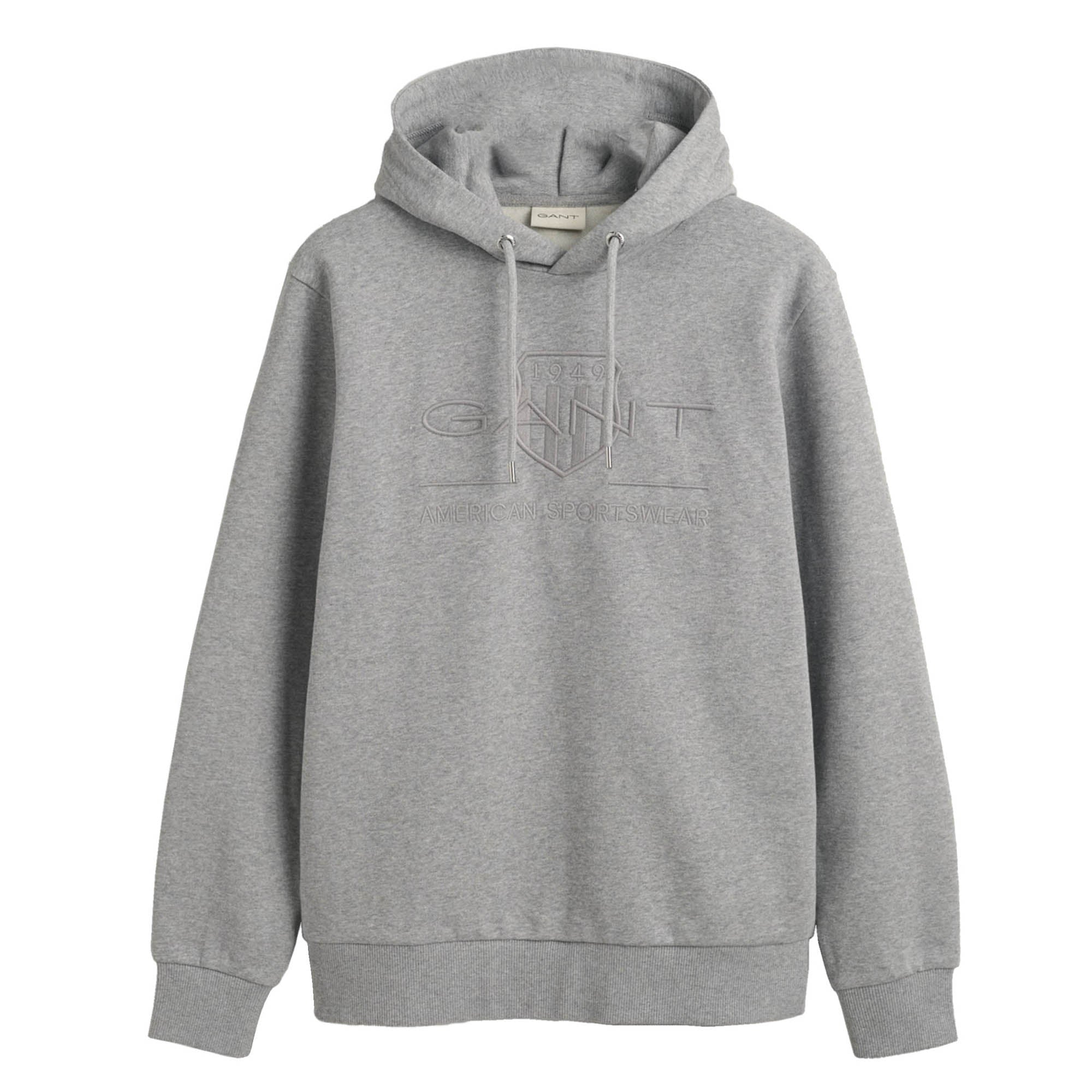 GANT Herren Hoodie - REGULAR TONAL SHIELD HOODIE, Kapuzen-Sweatshirt, Logo