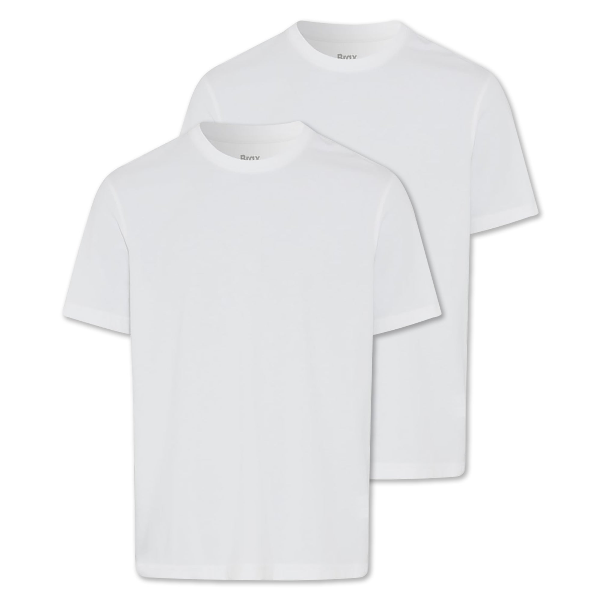 Brax Herren T-Shirts, 2er Pack - Tim Hi-Flex, Rundhals, Baumwollmix