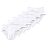 SCHIESSER Herren Slips 6er Pack -  Feinripp, Sportslip, Cotton Essentials, weiß