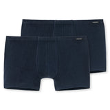 SCHIESSER Herren Shorts 2er Pack - Pants, Boxer, Essentials, Cotton Stretch