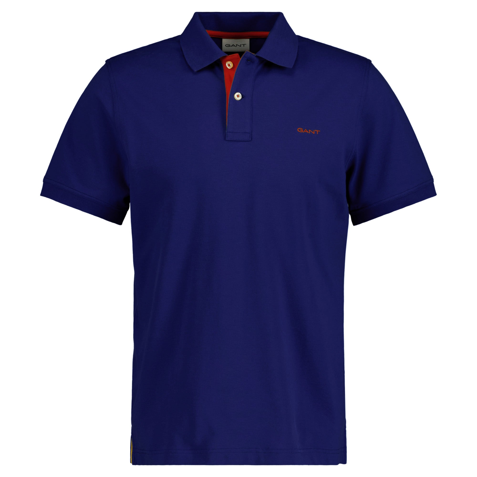 GANT Herren Poloshirt - REGULAR CONTRAST PIQUE RUGGER, Knopfleiste, Cotton Stretch