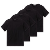 SCHIESSER Herren American T-Shirt 4er Pack - 1/2 Arm, Unterhemd, Rundhals