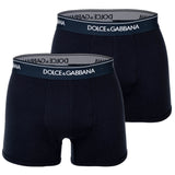 DOLCE & GABBANA Men's Boxer Shorts, 2-Pack - Regular Boxer, Stretch Cotton