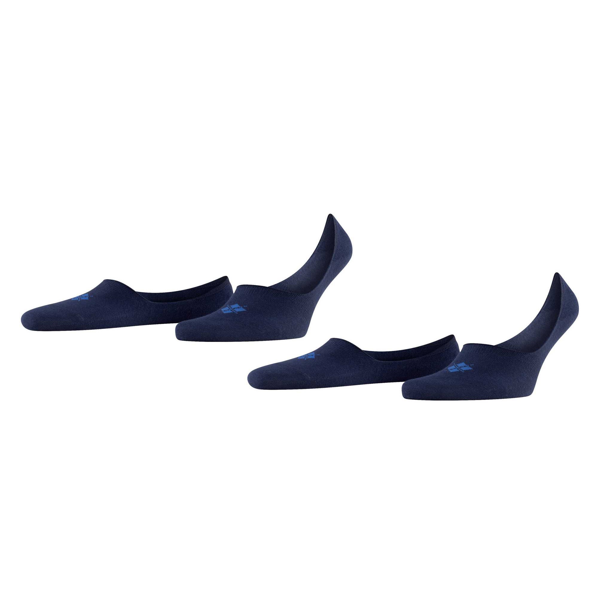Burlington Herren Füßlinge, 2er Pack - Everyday IN, Anti-Slip Heel, einfarbig