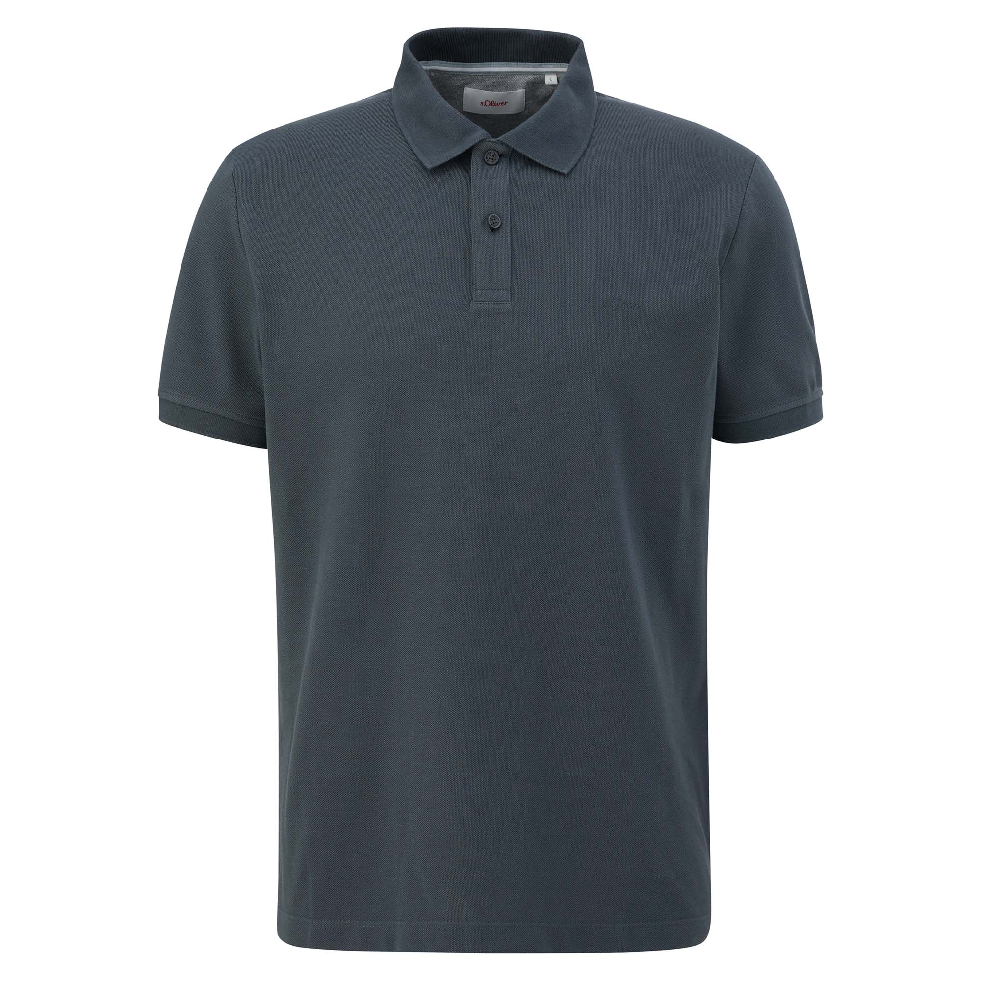 s.Oliver Herren Poloshirt - Basic, Polokragen, Baumwolle, einfarbig