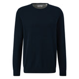 s.Oliver Herren Strickpullover - Basic, Rundhals, Baumwolle, einfarbig