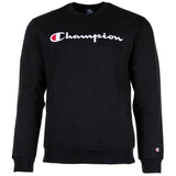 Champion Herren Sweatshirt -  Crewneck Sweatshirt, Langarm, Logo, einfarbig
