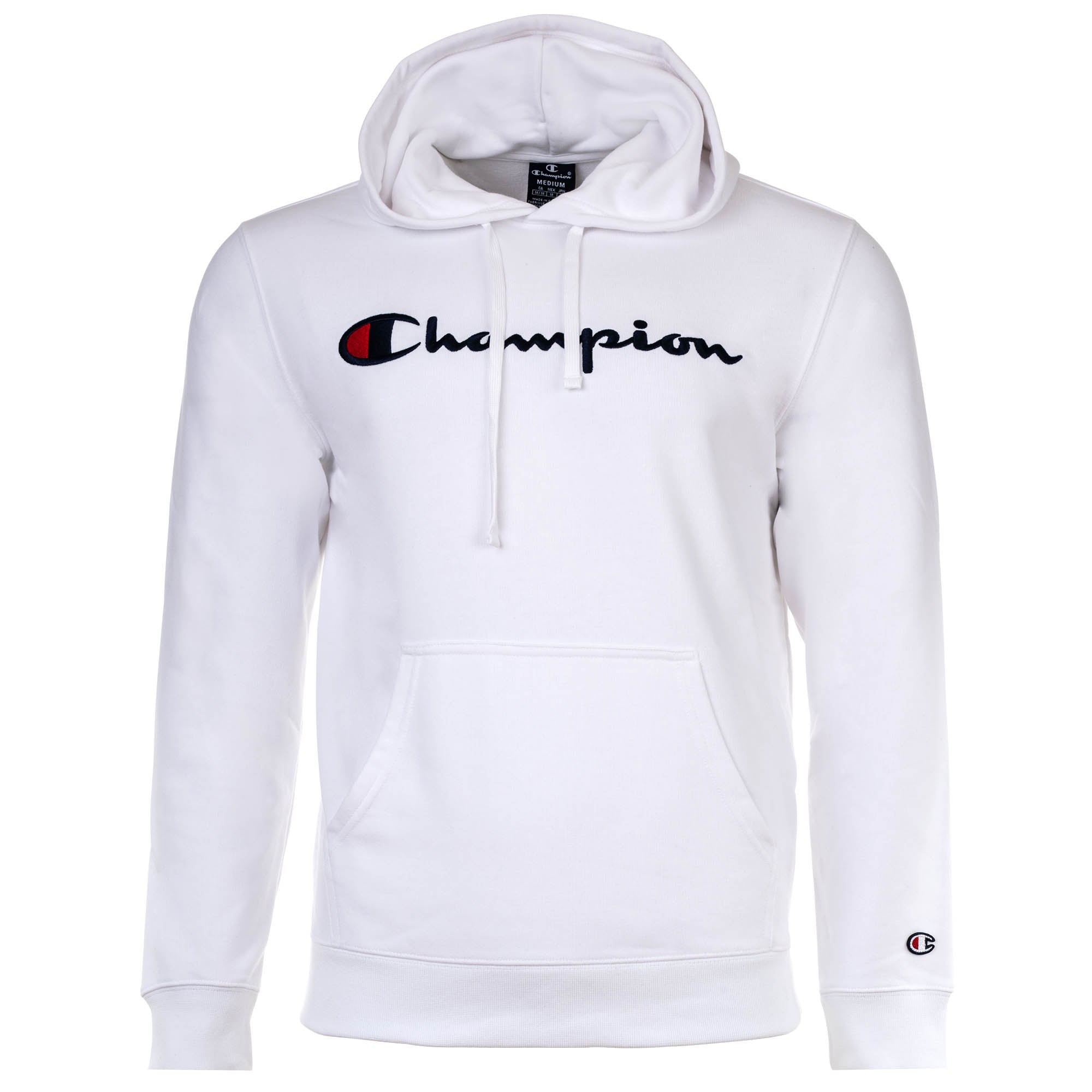 Champion Herren Hoodie - Hooded Sweatshirt, Pullover, Logo, Kapuze, einfarbig