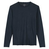 DSTREZZED Herren Langarmshirt - Newman Crew, Rundhals, Heavy Slub Jersey, Baumwolle