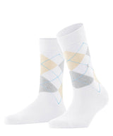Burlington Damen Socken - Queen, Kurzstrümpfe, Baumwolle, Rautenmuster, Logoemblem