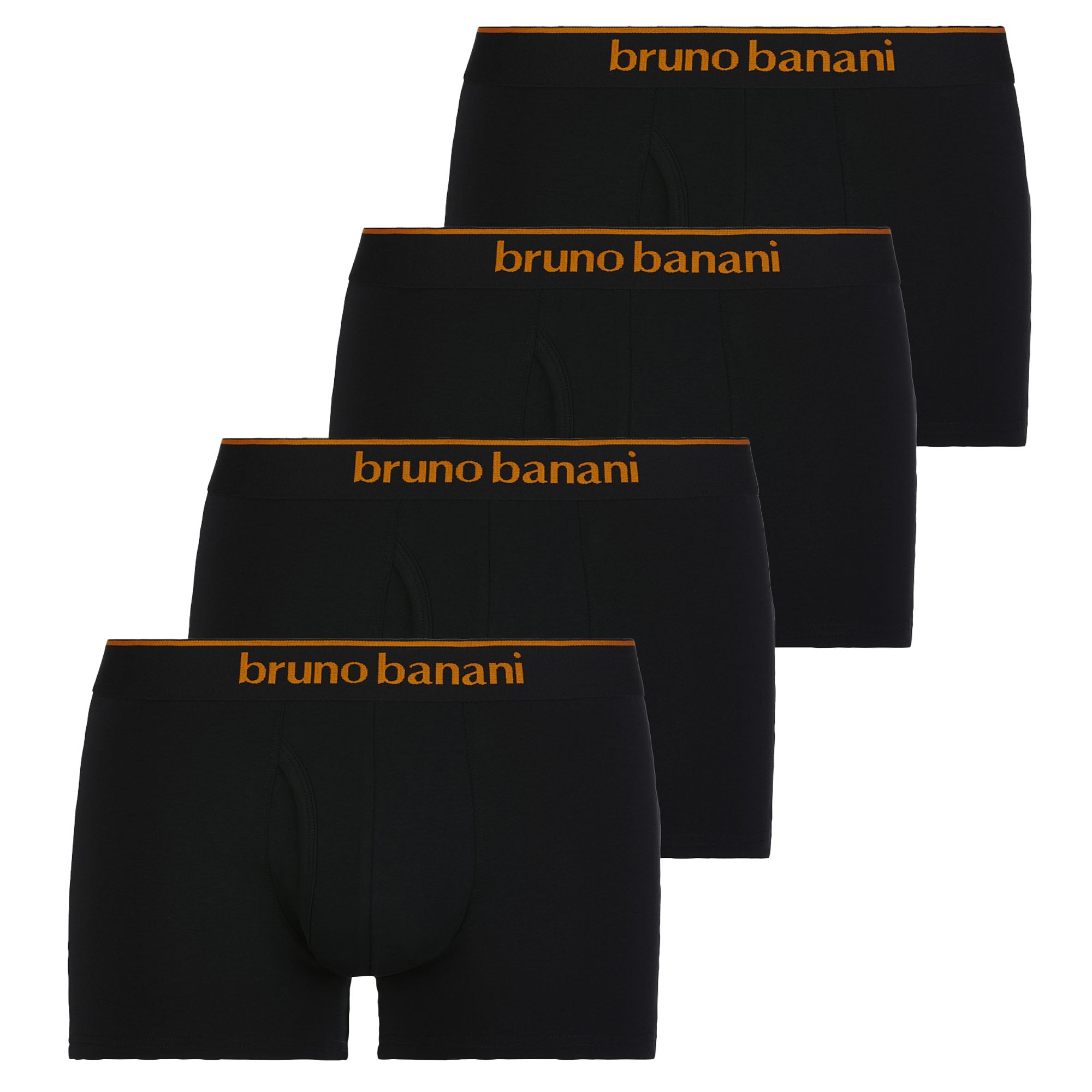 Bruno Banani Herren Boxershorts, Multipack - Quick Access, Unterhose mit Eingriff, einfarbig, Baumwolle