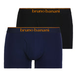 Bruno Banani Men's Boxer Shorts, 2-pack - Quick Access, underpants, solid color, cotton