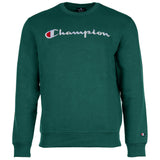 Champion Herren Sweatshirt -  Crewneck Sweatshirt, Langarm, Logo, einfarbig