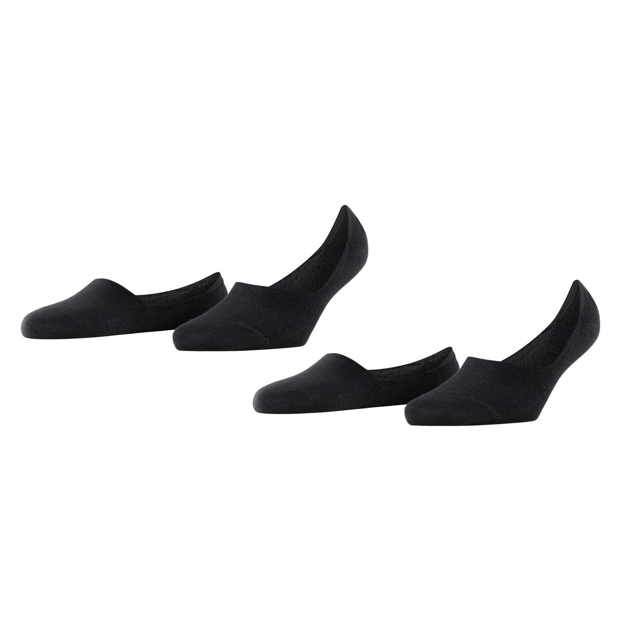 Burlington Damen Füßlinge, Multipack - Everyday IN, Anti-Slip Heel, einfarbig