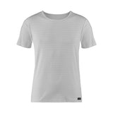 Bruno Banani Herren T-Shirt - Oberteil, Shirt, Check Line 2.0, Polyamid, Rundhals, Logo, einfarbig