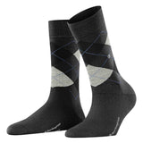 Burlington Damen Socken MARYLEBONE - Kurzstrumpf, Rautenmuster, Onesize
