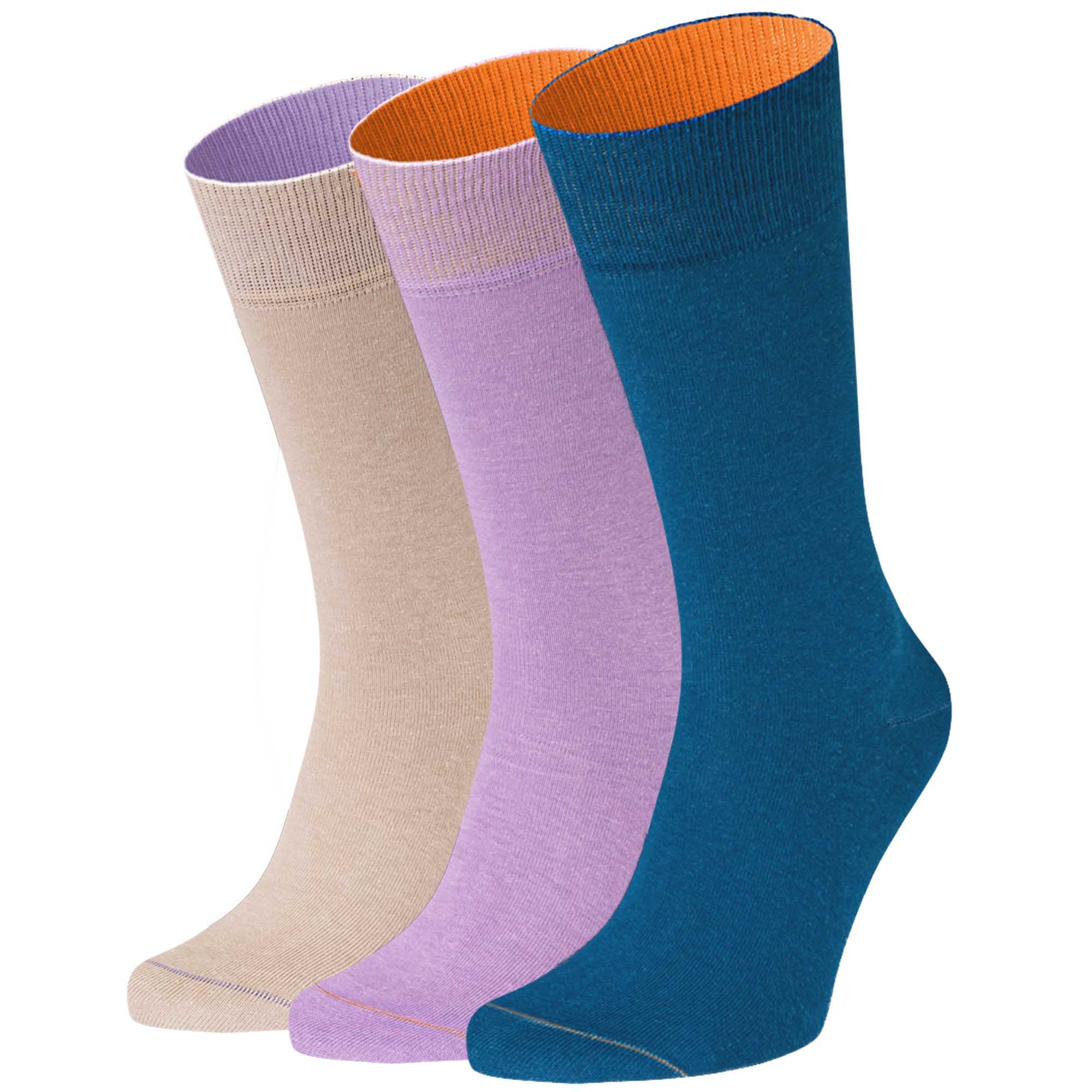 Von Jungfeld 3er Pack Herren Socken, Geschenkbox, gemischte Farben