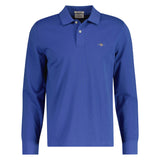GANT Herren Poloshirt - REGULAR SHIELD LONGSLEEVE PIQUE RUGGER, Langarm, Logo