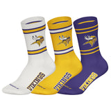 NFL Unisex Socken, 3er Pack - NFL Teams, 3Pack Crew Socks, Football, Logo, Baumwollmischung