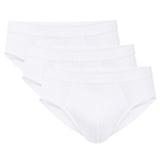 CALIDA Herren Slip, 3er Pack - Natural Benefit, Elastikbund, Single Jersey