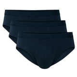 CALIDA Herren Slip, 3er Pack - Natural Benefit, Elastikbund, Single Jersey