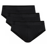 CALIDA Herren Slip, 3er Pack - Natural Benefit, Elastikbund, Single Jersey