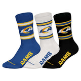 NFL Unisex Socken, 3er Pack - NFL Teams, 3Pack Crew Socks, Football, Logo, Baumwollmischung