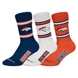 NFL Unisex Socken, 3er Pack - NFL Teams, 3Pack Crew Socks, Football, Logo, Baumwollmischung