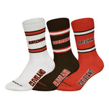 NFL Unisex Socken, 3er Pack - NFL Teams, 3Pack Crew Socks, Football, Logo, Baumwollmischung