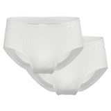 AMMANN Herren Slips, 2er Pack - Doppelpack, Doppelripp, Eingriff, Weichbund, Baumwolle