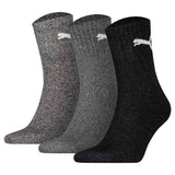 PUMA Unisex Sportsocken, 3 Paar - Short Crew Socks, Tennissocken, einfarbig