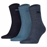 PUMA Unisex Sportsocken, 3 Paar - Short Crew Socks, Tennissocken, einfarbig