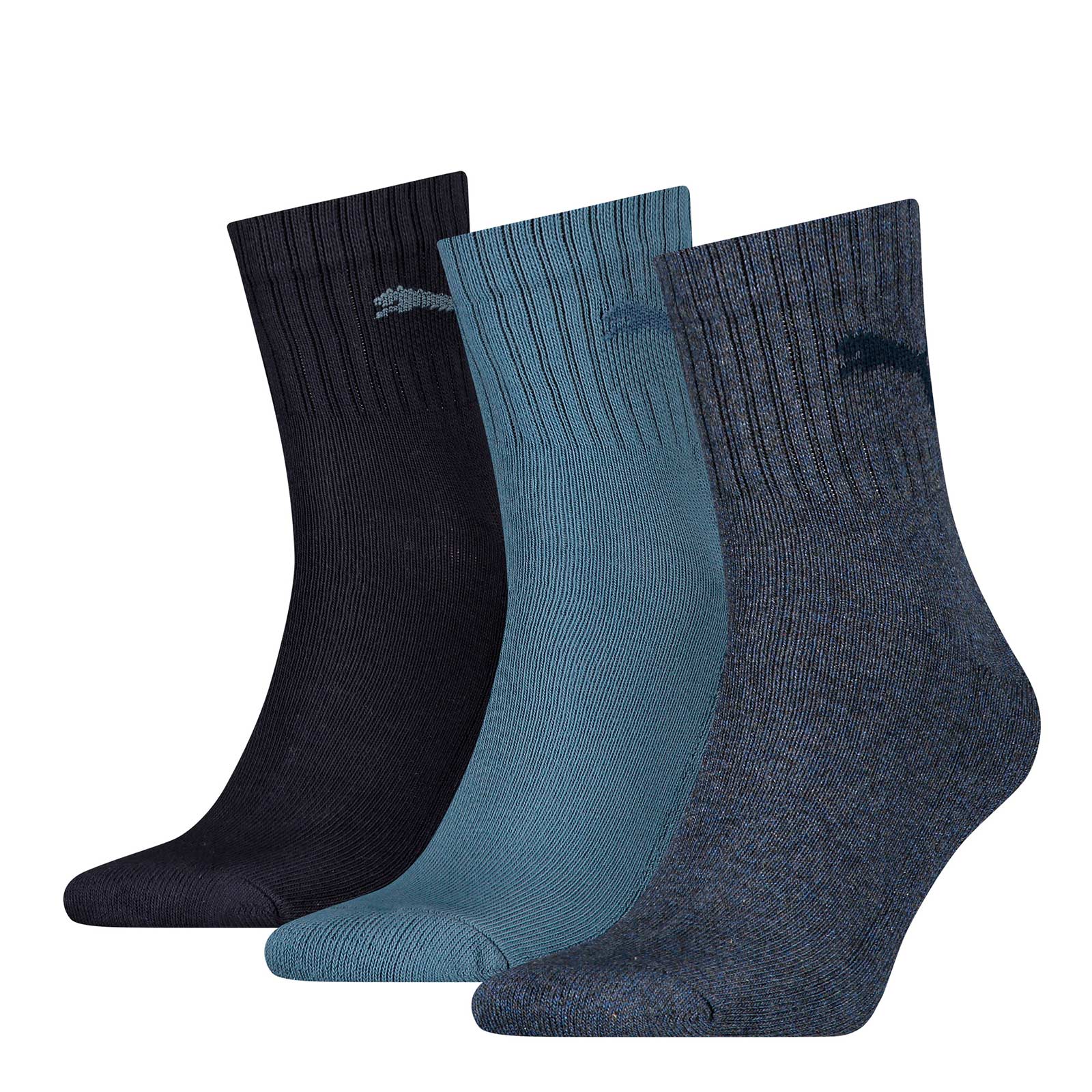 PUMA Unisex Sportsocken - Short Crew Socks, Tennissocken, einfarbig, Vorteilspack
