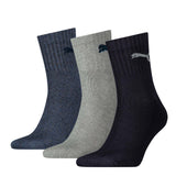 PUMA Unisex Sportsocken - Short Crew Socks, Tennissocken, einfarbig, Vorteilspack