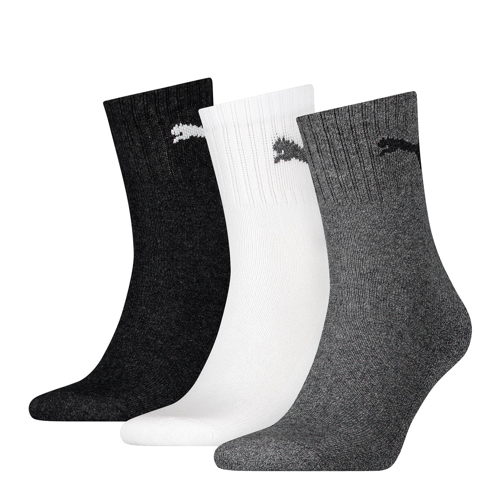 PUMA Unisex Sportsocken - Short Crew Socks, Tennissocken, einfarbig, Vorteilspack