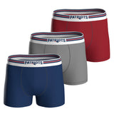 NFL Herren Boxershorts, 3er Pack - NFL Teams, Boxers, Football, Logo, Baumwollmischung