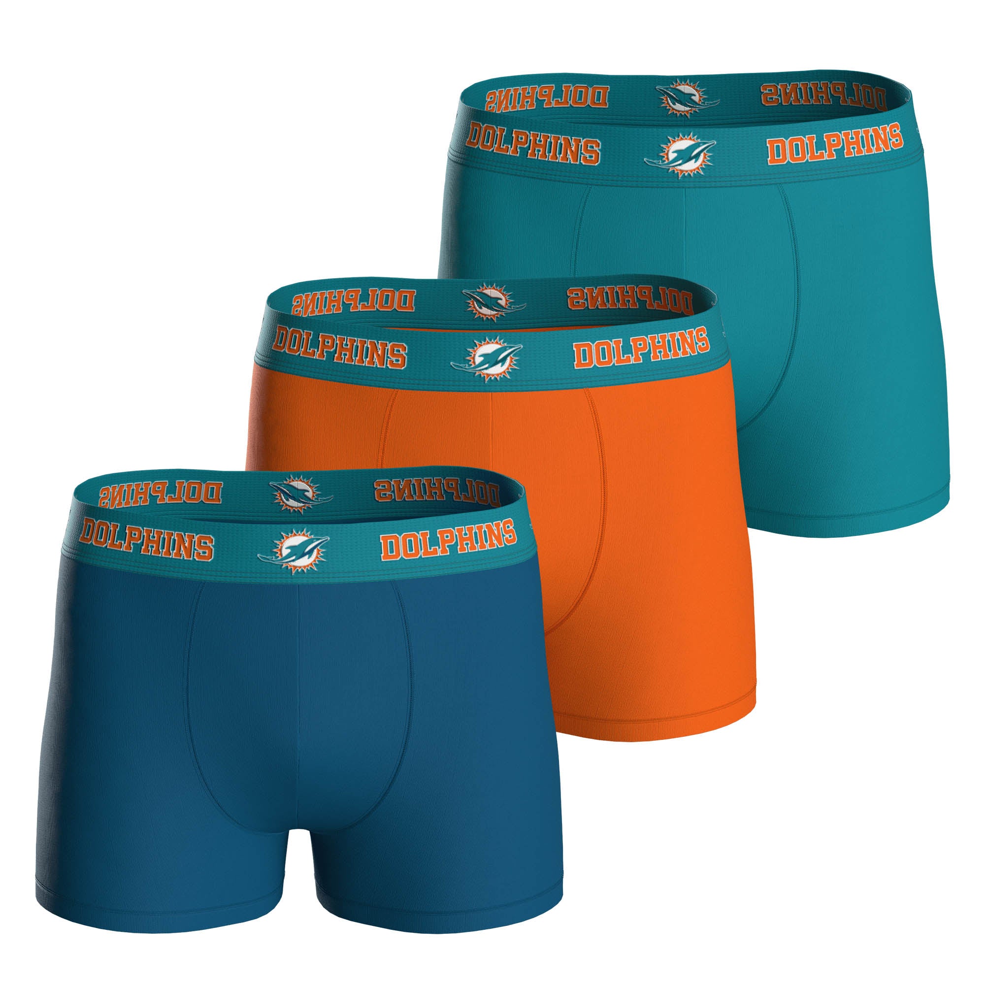 NFL Herren Boxershorts, 3er Pack - NFL Teams, Boxers, Football, Logo, Baumwollmischung