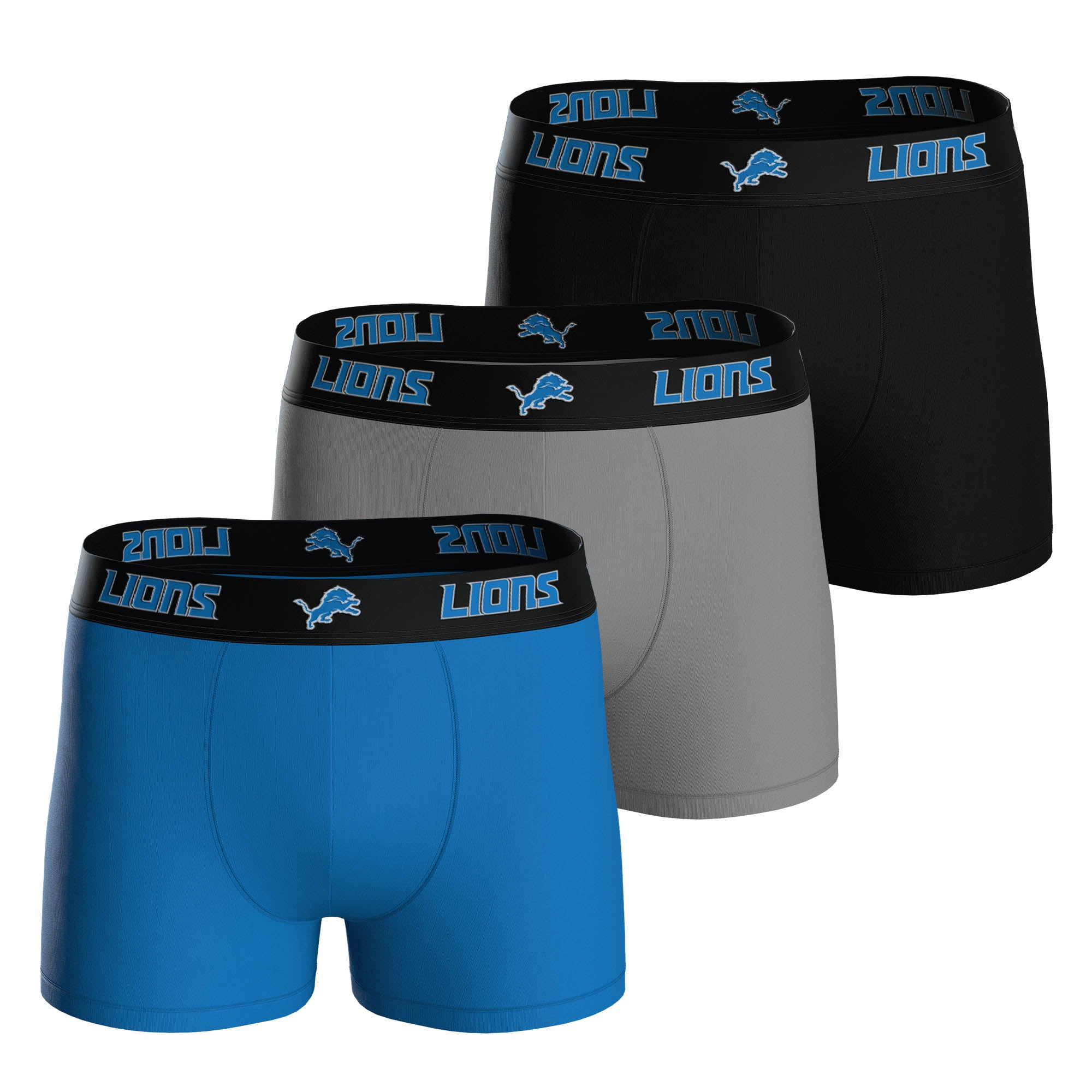 NFL Herren Boxershorts, 3er Pack - NFL Teams, Boxers, Football, Logo, Baumwollmischung