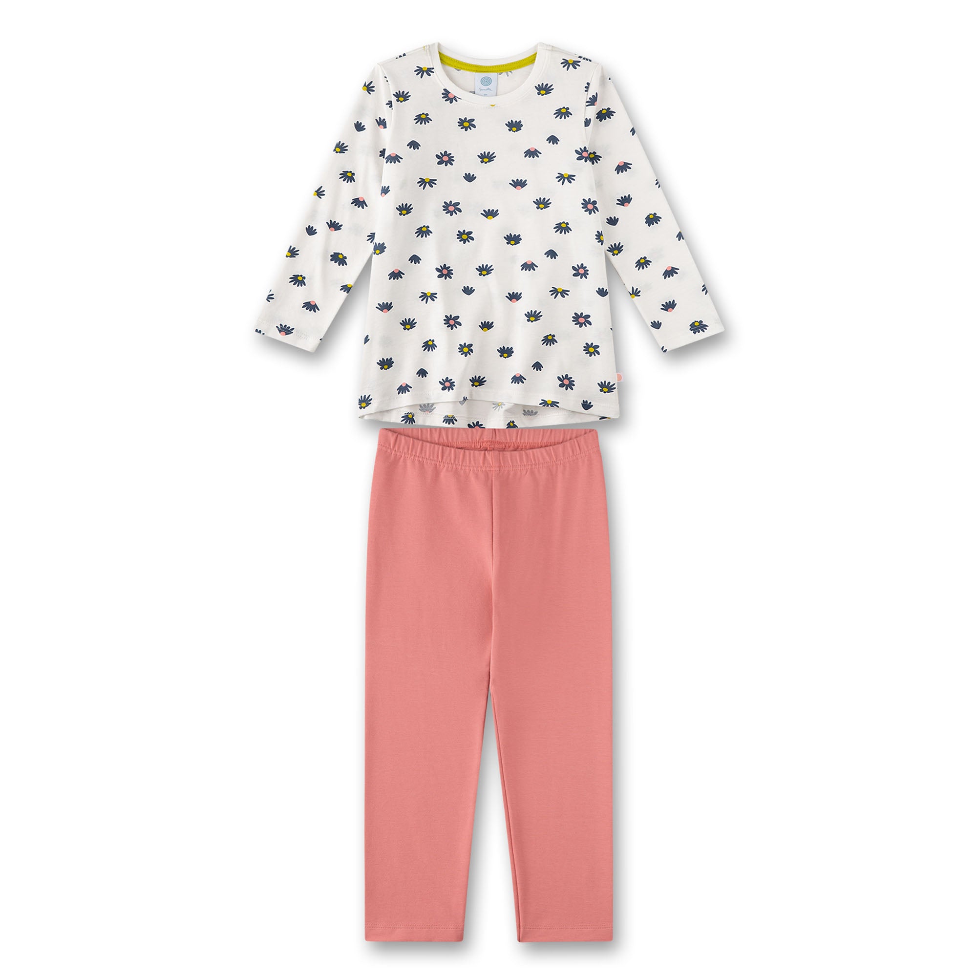 Sanetta girls' pyjamas, 2-piece set - long, pyjamas, organic cotton, motif