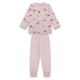 Sanetta Mädchen Schlafanzug - lang, Kids, Pyjama, Baumwolle, Motiv