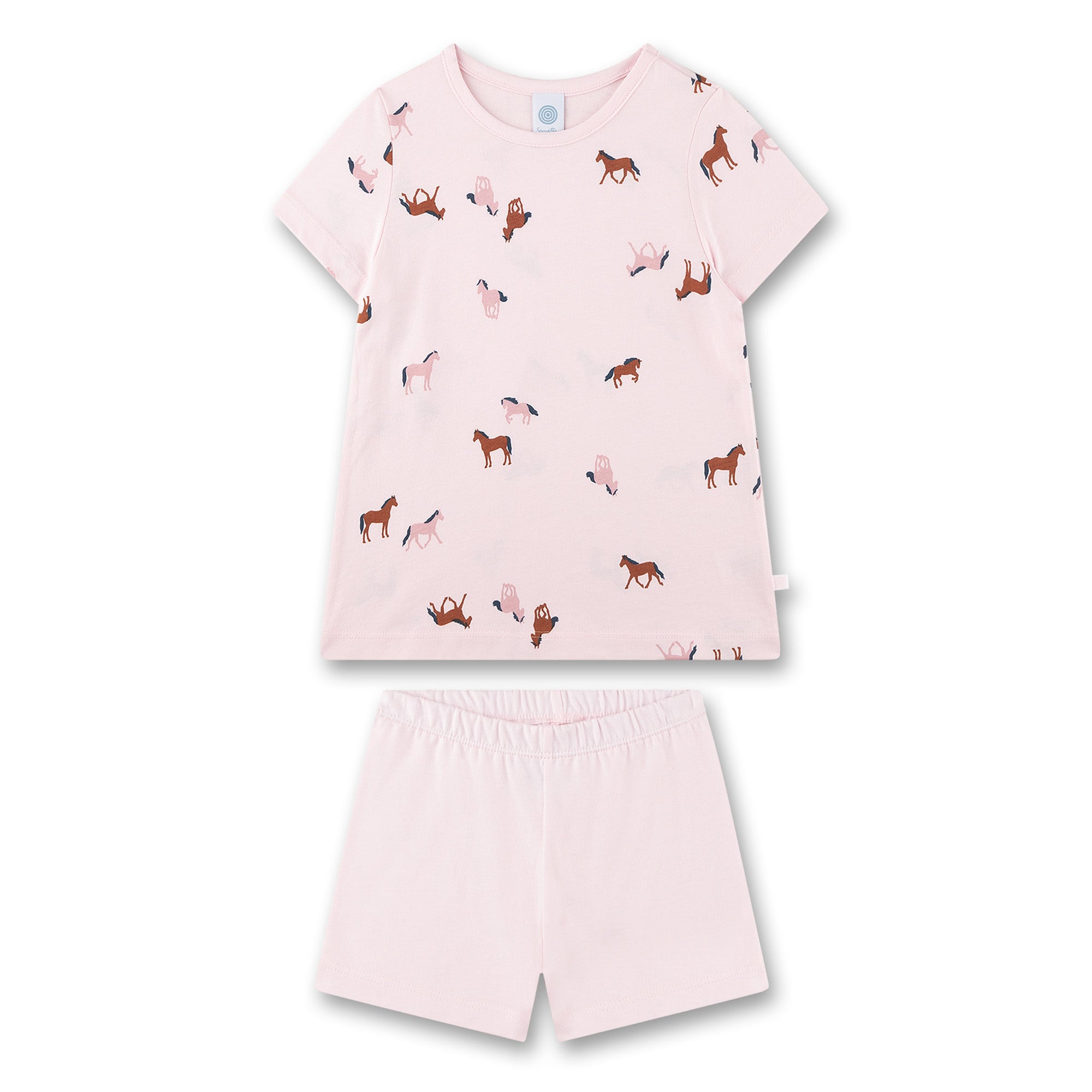 Sanetta Mädchen Schlafanzug - kurz, Kids, Pyjama, Baumwolle, Motiv