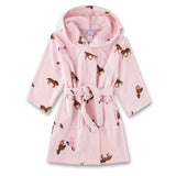 Sanetta Mädchen Bademantel - Kids, Bademode, Baumwolle, Kapuze, Tasche, Motiv