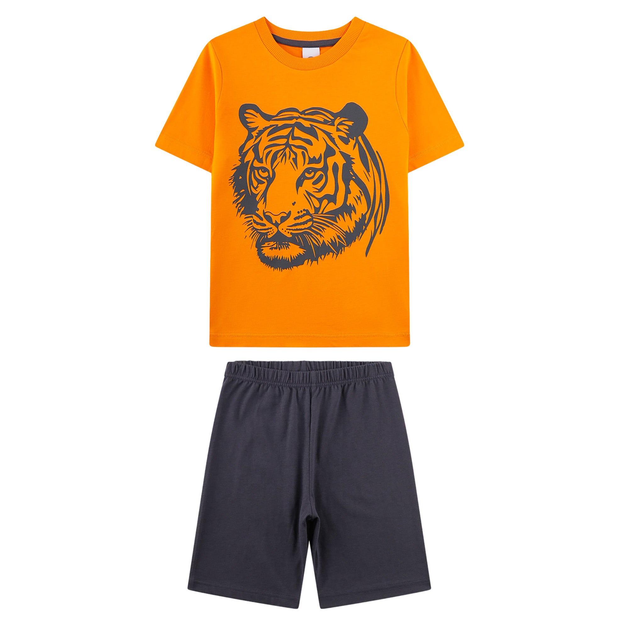 Sanetta Boys Pyjamas, short - Kids, Tiger, Pyjamas, Single Jersey