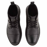 Levi's Herren Stiefel - Track, Stiefeletten, Boots, Leder, Logo, Schnürung, einfarbig