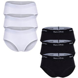 Marc O Polo Damen Panties, 3er Pack - Logobund, Organic Cotton Stretch, Basic