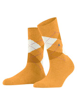 Burlington Damen Socken WHITBY - Kurzstrumpf, Rautenmuster, Onesize, 36-41