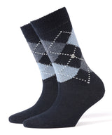 Burlington Damen Socken WHITBY - Kurzstrumpf, Rautenmuster, Onesize, 36-41