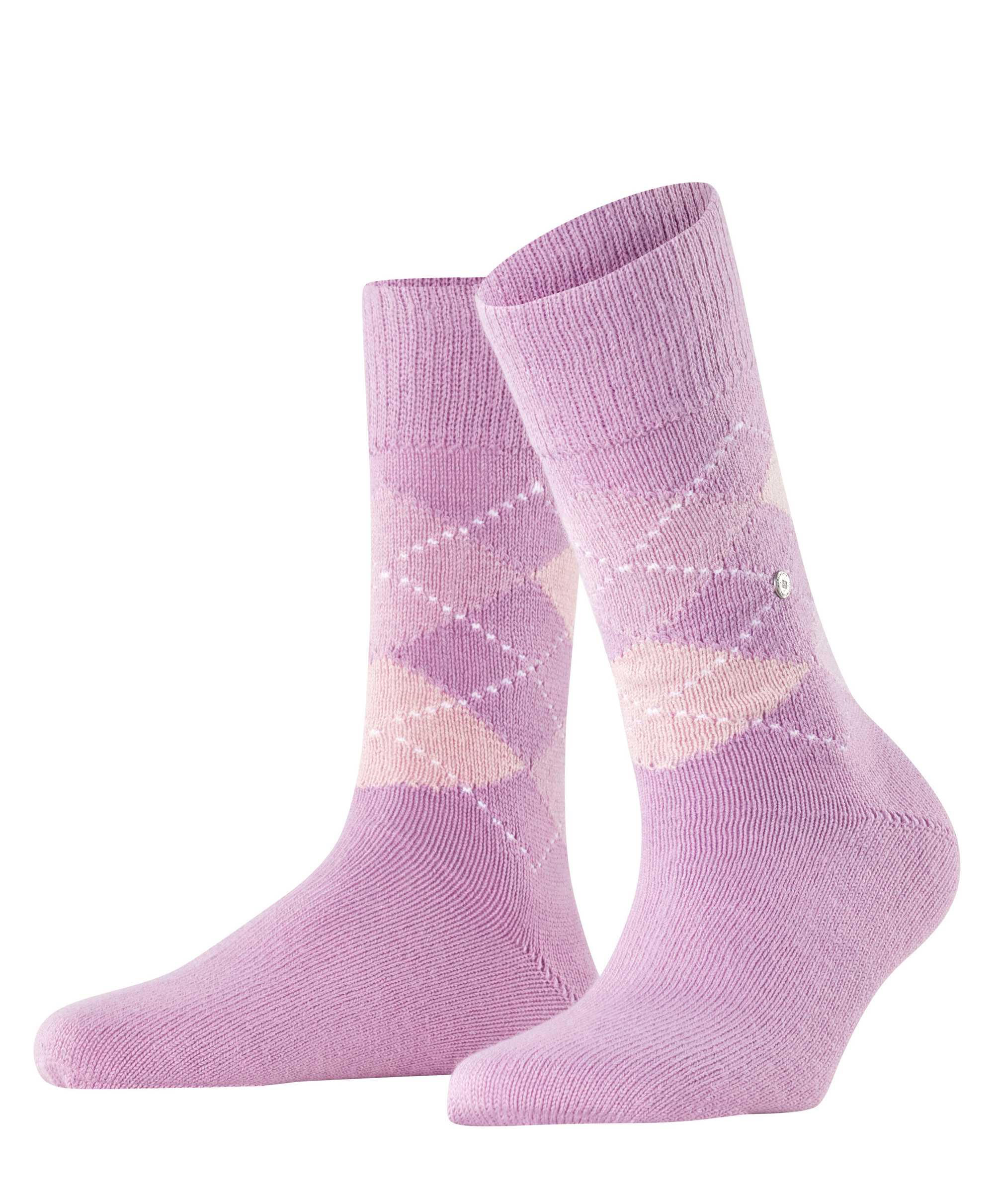 Burlington Damen Socken WHITBY - Kurzstrumpf, Rautenmuster, Onesize, 36-41