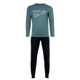 Sanetta Jungen Schlafanzug Set 2-tlg. - lang, Bündchen, Pyjama, Kinder, Teens, Baumwolle